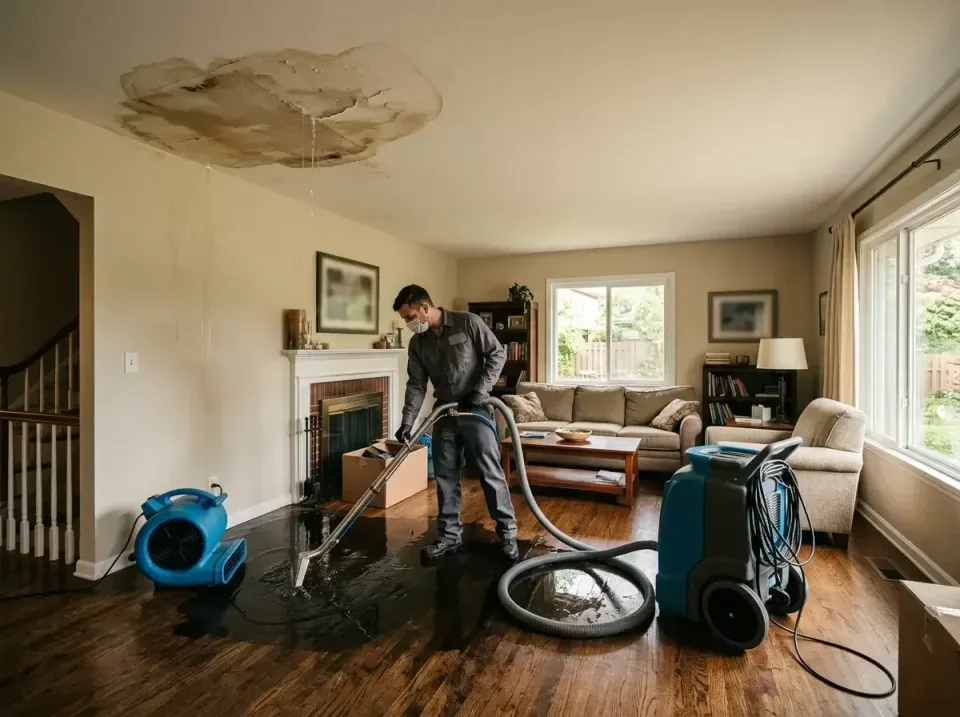 attic-pipe-burst-ceiling-drip-008 — frequently asked questions, Water Damage Restoration & Carpet Care in Marthasville, MO